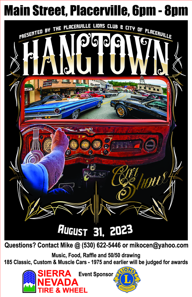 City of Placerville California - Car Show